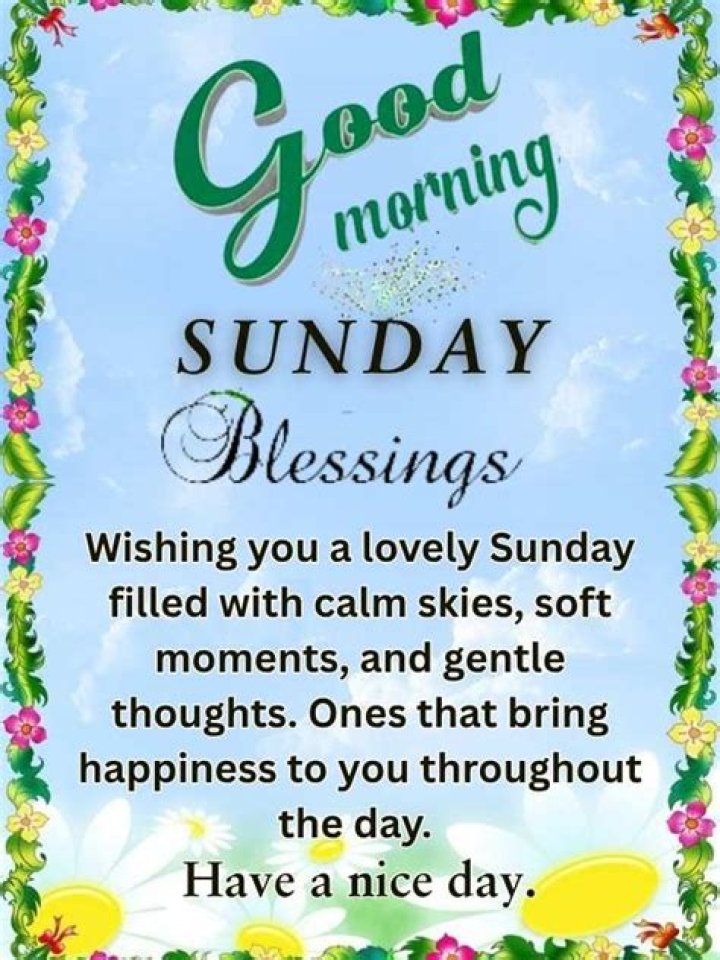 Discover The Secrets Of "Sunday Blessing Positive Good Morning"