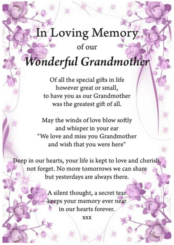 Unveiling The Treasures Of "Grandmother In Heaven Quotes"